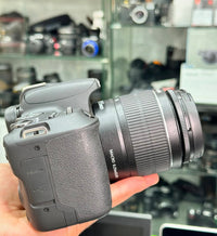 Câmera CANON 200D com Lente 18-55mm – Seminova ✨📸