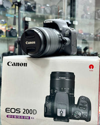 CANON 200D com Lente 18-55mm – Seminova ✨📸