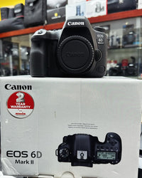 Câmera Canon 6D Mark II corpo + caixa
