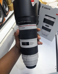 Lente Canon 70-200mm f/2.8L EF III USM IS seminova 📸🔥