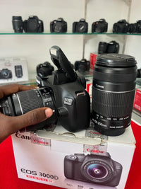 Canon EOS 3000D + Lente 55-250mm – Seminova Completa