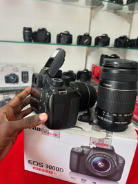 Canon EOS 3000D + Lente 55-250mm – Seminova Completa